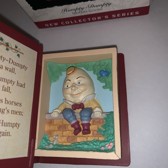 Vintage Hallmark Humpty Dumpty Mother Goose Book Series Christmas Ornament - Picture 11 of 12